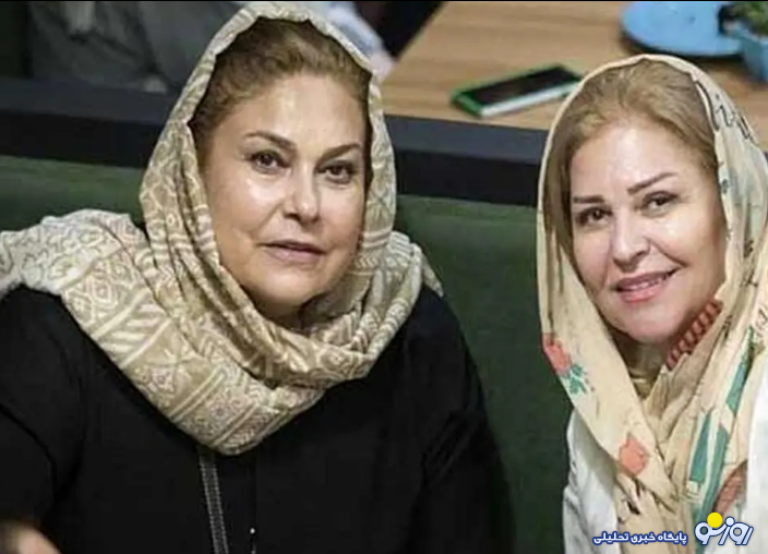 عکس یادگاری مهرانه مهین ترابی و ایرج قادری