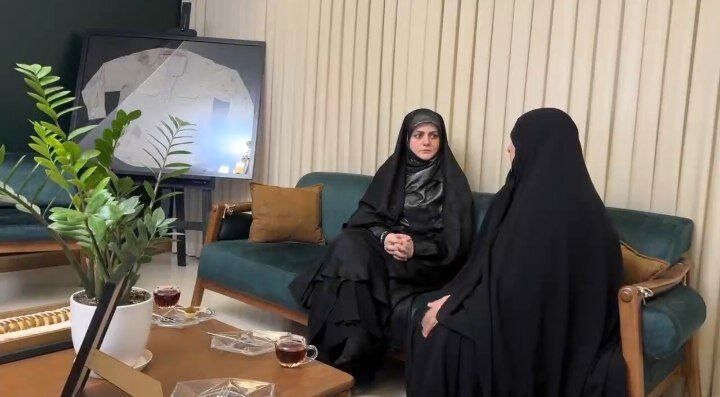 دختر پزشکیان در خانه سردار شهید حاجی‌زاده + تصاویر