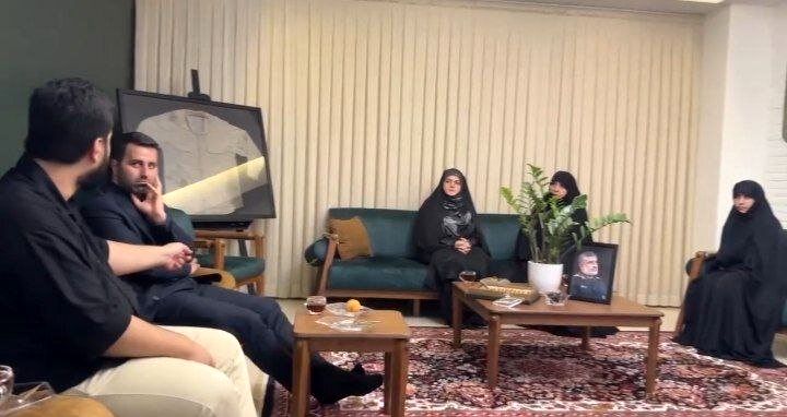 دختر پزشکیان در خانه سردار شهید حاجی‌زاده + تصاویر