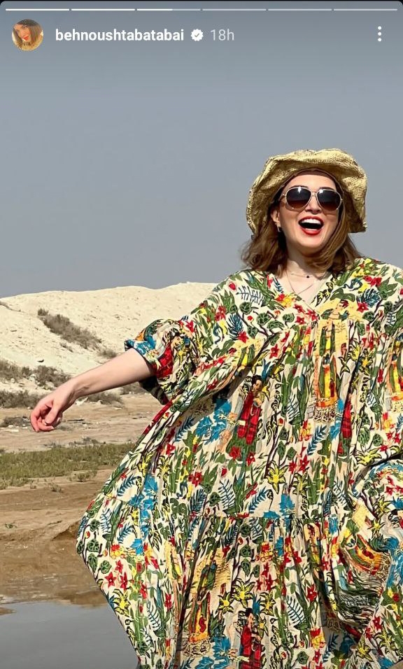 ژست بهنوش طباطبایی